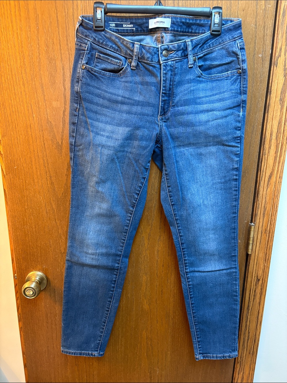 Sonoma Mid Blue Skinny Jeans - Women's Stretch Denim